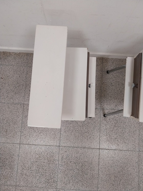 Image 1 of 1 x Set Wim Rietveld for Auping Nightstands 1960's
