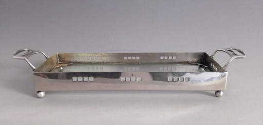 Hans Ofner/Josef Hoffmann secessionistisch dienblad voor Wolkenstein&Glückselig 1902