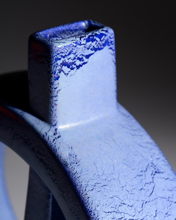 Image 1 of Postmodernes skulpturales Keramikvasen-Duo Roberto Rigon Bertoncello Italien 70er–80er Jahre