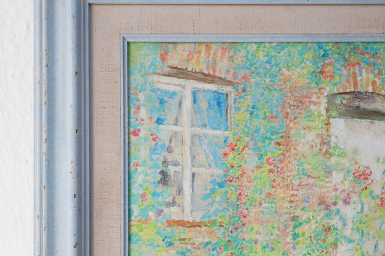Image 1 of Peinture à l'huile encadrée signée Théo Van Rintel, Belgique Vers 1960
