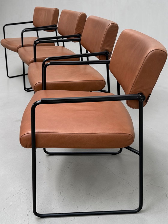 Image 1 of 4x Harvink Duck Cognac Leather