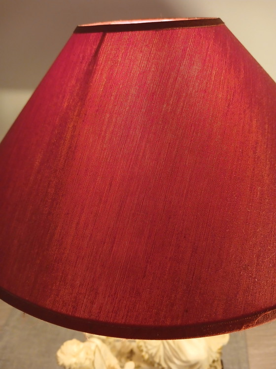 Rare lampe traversante en oxolyte Giuseppe Armani l arte nel mondo Florence 50 cm Capodimonte (photo 9 of 15)