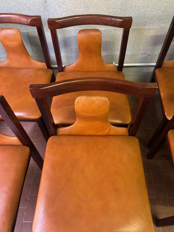 Image 1 of 6 sedie attribuite a Luigi Salocchi per Sormani, anni '60