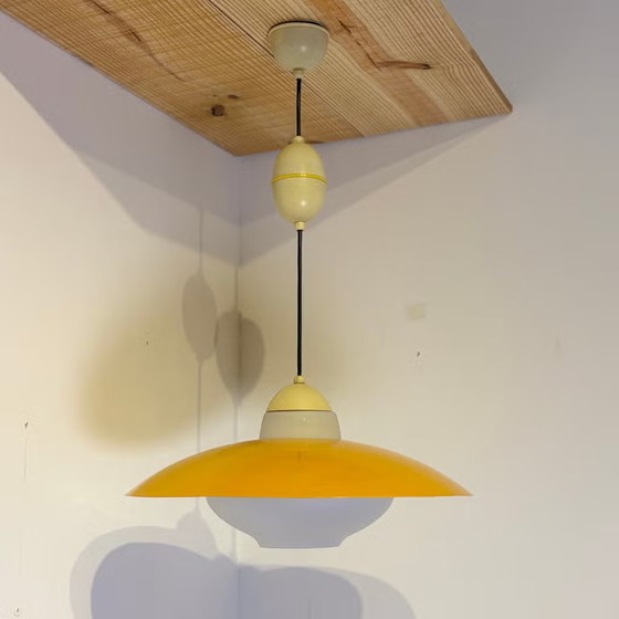Philips, Louis Kalff UFO, Lampada a sospensione vintage anni '50 - '60, Lampade a sospensione, Metallo (foto 15 di 21)