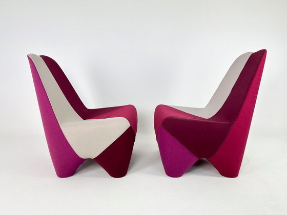 Image 1 of Pair of Moroso Binta Armchairs