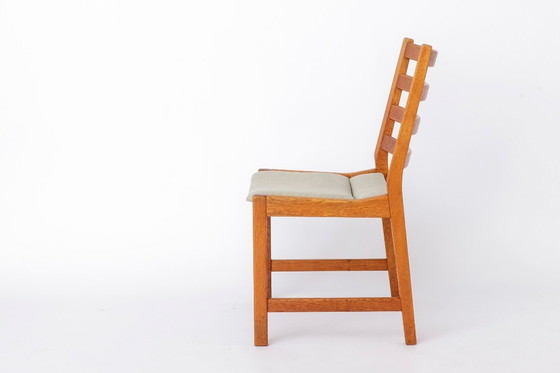 Image 1 of Set of 6 Kurt Østervig Oak Dining Chairs for KP Møbler, Danish Mid Century Chairs 1960s, Arm & Side Chairs