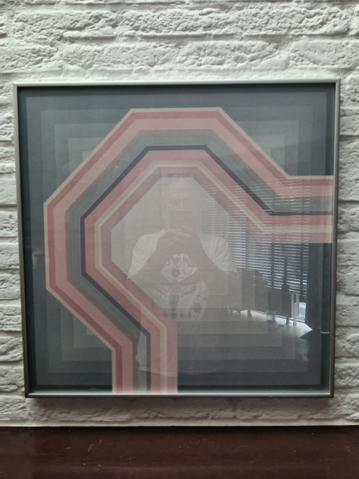 Postmodern Art Print 1980s Framed – giclee prints, Glass, Metal (photo 2 of 6)