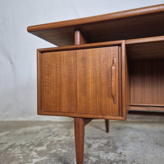 Image 1 of Heinrich Riestenpatt Vintage 1960s Danish Desk Teak