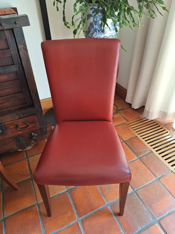4x Poltrona Frau Dining Chairs – Calfskin (photo 5 of 5)