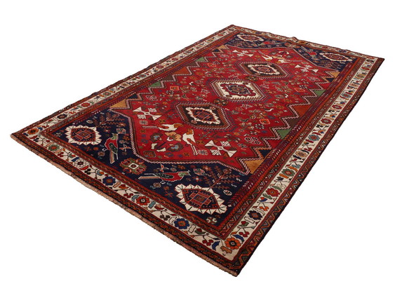 Image 1 of Perserteppich Klassische Schönheit - Shiraz/Normaden Teppich - Handgeknüpft 279 x 182 cm Nr. 459849