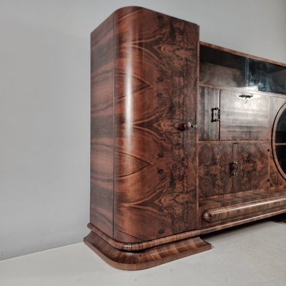 Art Deco Sideboard, 1940s – Glass (photo 3 of 10)