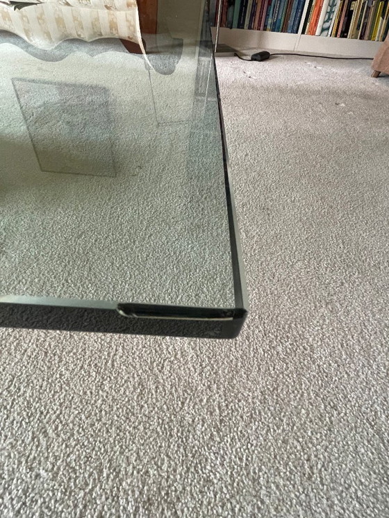 Image 1 of Mesa de centro de diseño de vidrio/hormigón Saporiti