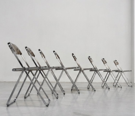 Image 1 of 9 sedie pieghevoli Castelli Plia, classici del design, vintage anni '70