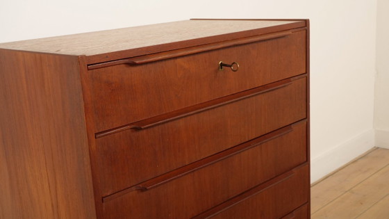 Vintage Deense Ladekast | Teak | 6 Lades | 100 Cm – Ladekasten, Wood (photo 5 of 9)