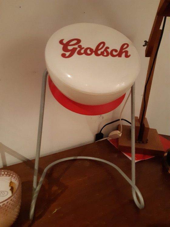 Vintage lamp Grolsch – Verlichting, Metaal, Kunststof (photo 3 of 6)