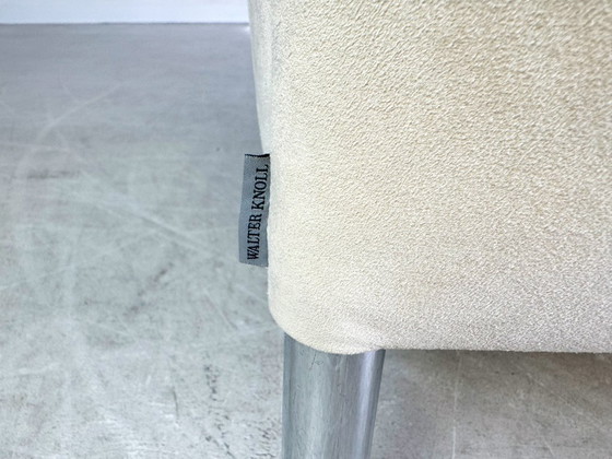 Image 1 of 2x Original Walter Knoll armchair Jason 391 suede beige design