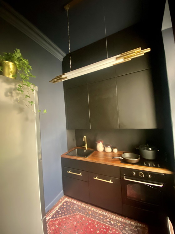 Image 1 of Lampada moderna in ottone tubolare