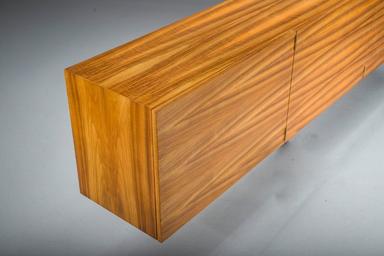 Image 1 of  Vintage wandkast in notenhout, 1960