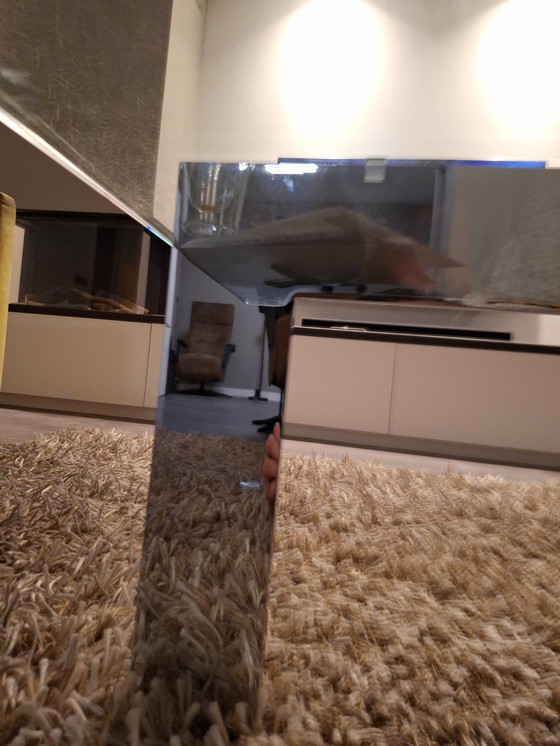 Image 1 of Mesa de centro cuadrada de cristal