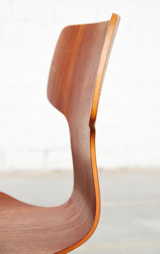 Arne Jacobsen 3103 Hammer Chair voor Fritz Hansen | Set van vier – Eetkamerstoelen, Wood (photo 10 of 20)