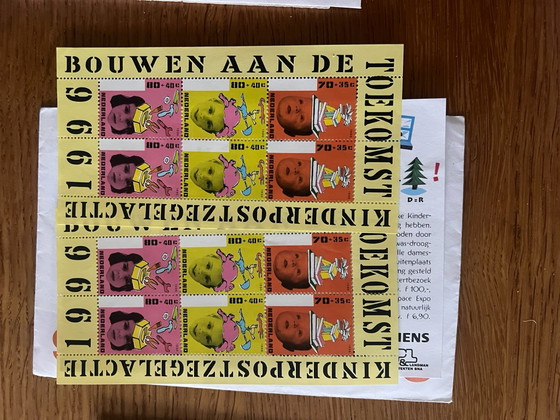 Francobolli per bambini 1986-2024, quasi tutti 2 fogli all'anno, Litografie e stampe, Carta, Multicolore (foto 11 di 15)