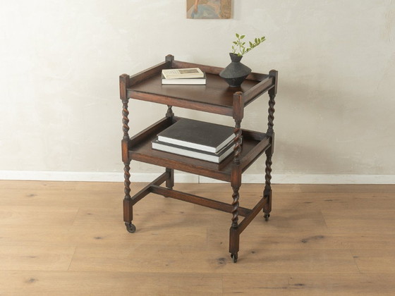 Image 1 of Prachtige theewagen in Jacobethaanse stijl uit de jaren twintig