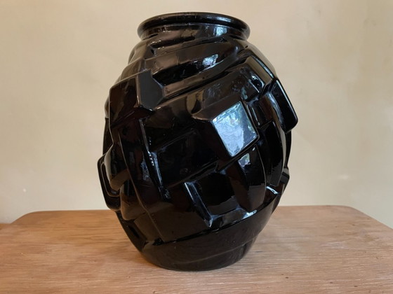 Vase Art Déco 1930 Verre Améthyste Français – Glass (photo 5 of 9)