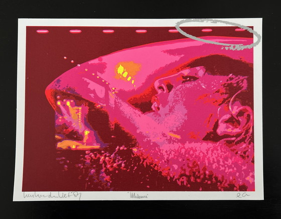 Image 1 of Screenprint Henk Van Der Vet - Madonna