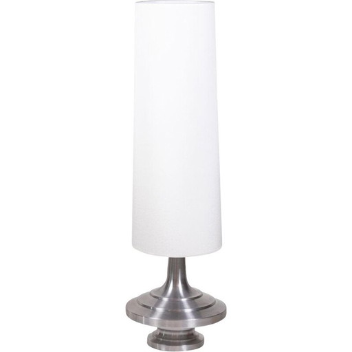 Vintage lamp van geborsteld aluminium, 1970