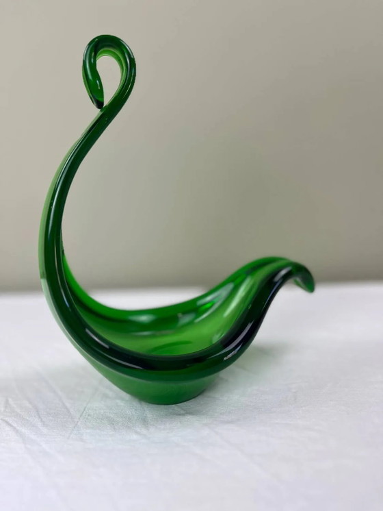 Murano swan catchall – Bowls, Crystal, Glass, Art Deco (photo 4 of 8)