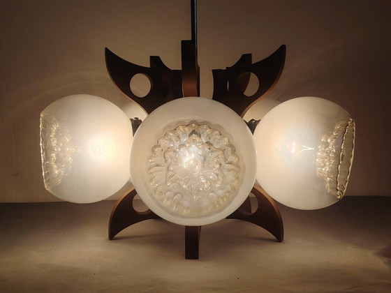 Image 1 of Space Age Sputnik Futurist Ceiling Light