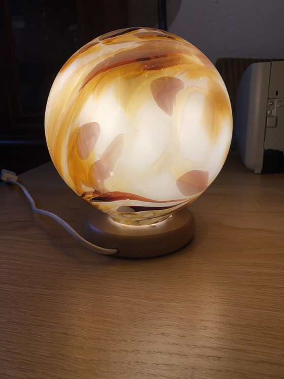 Image 1 of Murano Glas Kugellampe 70er Jahre