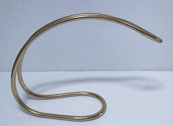 Image 1 of karaf flessenhouder verguld staal