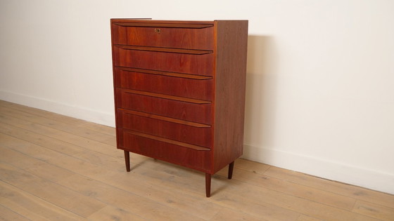 Image 1 of Commode vintage | 6 tiroirs | Design danois | 108 cm