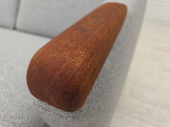 Image 1 of 1960s, Danish design by Arne Hovmand-Olsen, 3-seater sofa model 490, reupholstered.