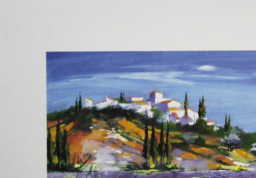 Fort, Ella - La Lavendes - Color lithograph