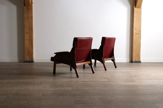 Image 1 of Een paar loungestoelen van Sormani, Italië 1965