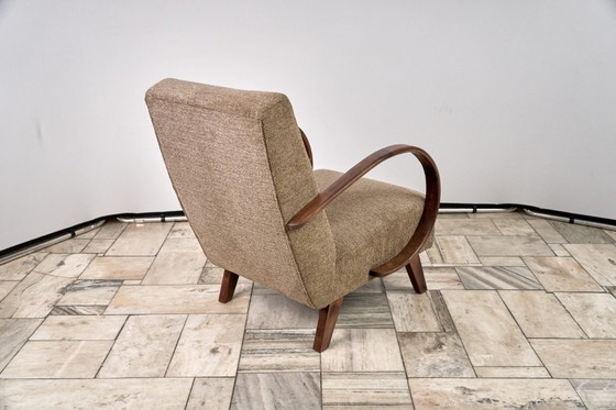 Image 1 of H 410 Sessel von Jindrich Halabala, 1940er Jahre, Tschechoslowakei