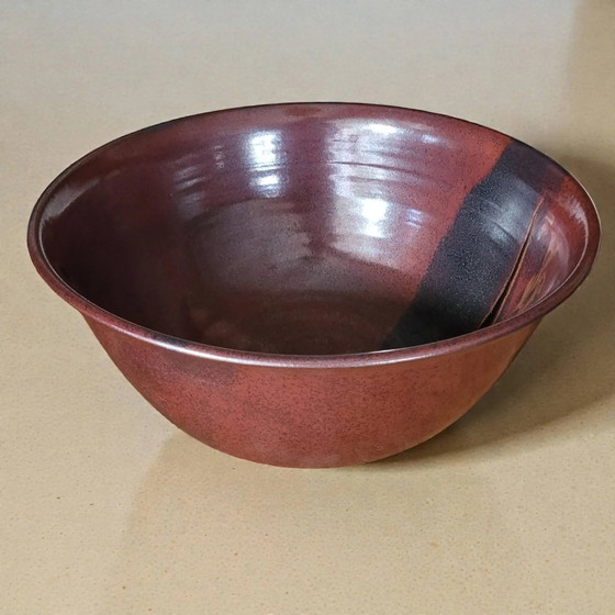 Ciotola da insalata in gres XXL di Jean Cacheleux / Puisaye – Ciotole, Porcelain (photo 4 of 7)