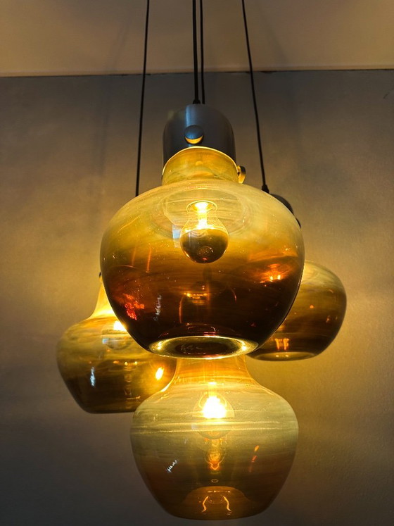Vintage Nettetal Leuchten cascade lamp – Pendant lamps, Glass, Aluminium (photo 8 of 15)