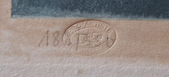 Image 1 of Albert Saverys Skater on the Leie Lithograph