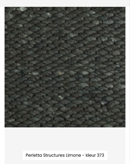 Tappeto Perletta in lana grigio / marrone