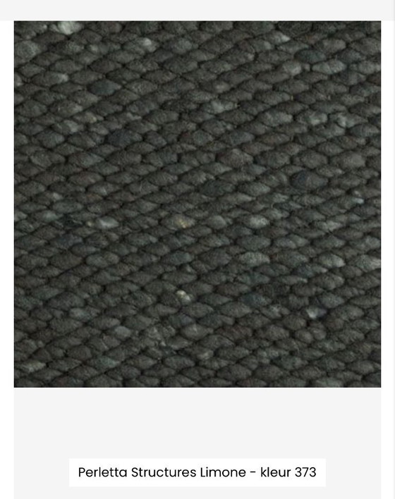 Image 1 of Tappeto Perletta in lana grigio / marrone