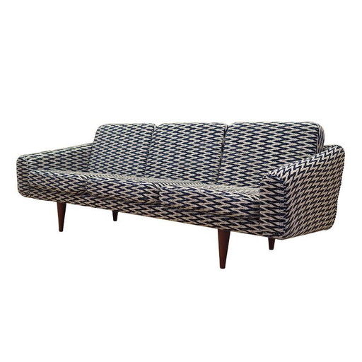 Dreisitzer-Sofa, dänisches Design, 1960er Jahre, Designer: Illum Wikkelsø