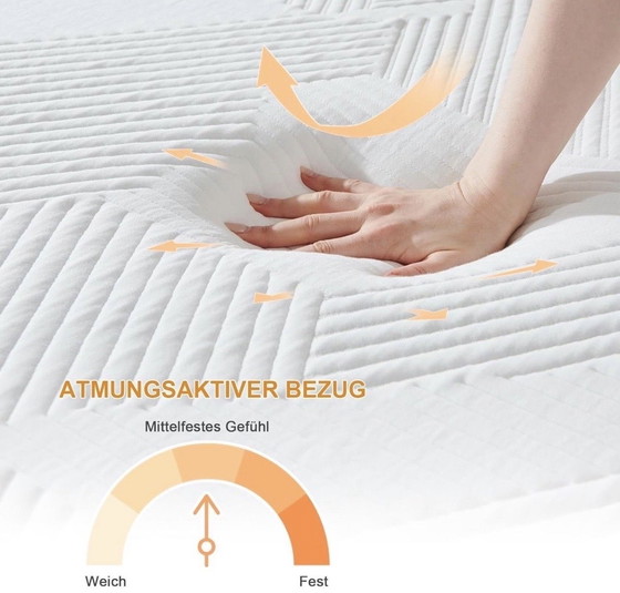 Image 1 of Materasso in schiuma fredda H3 Medium Firm 160x200x24