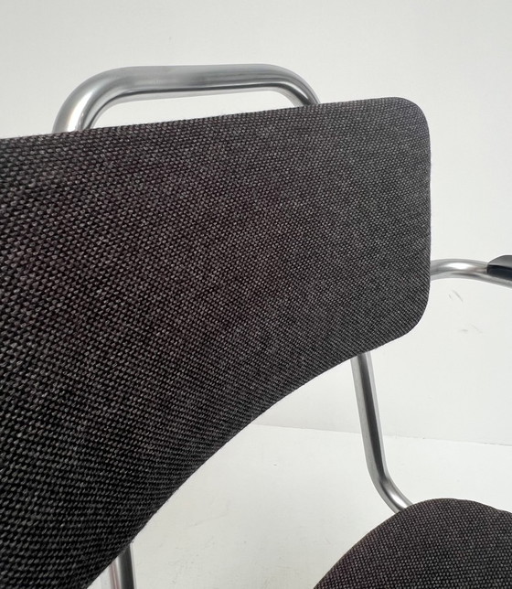 Image 1 of Ensemble de quatre chaises Gispen 115 d'origine hollandaise, 1960