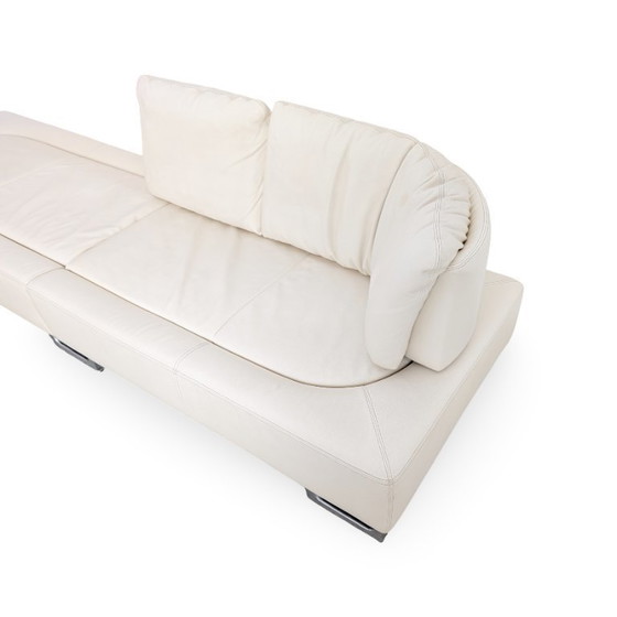 Image 1 of Divano angolare modulare Original De Sede DS 165 in pelle color crema