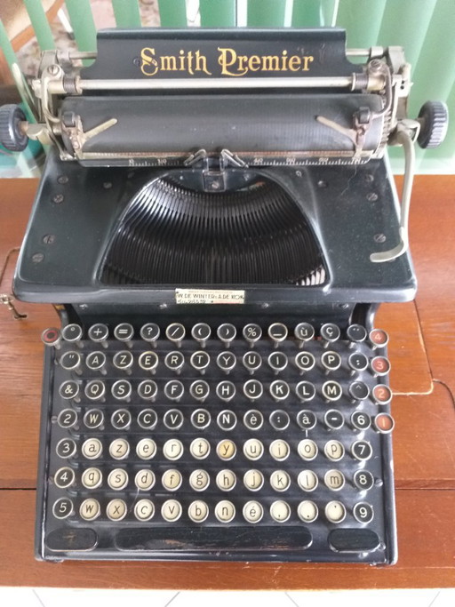 Máquina de escribir Smith Premier No. 10 – decoratieve objecten, Metal