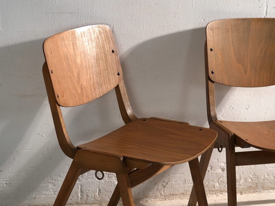 Poltrone lounge Thonet vintage (c.1950). Set di 2 pezzi – Mid Century Modern (photo 17 of 40)