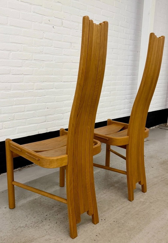 Image 1 of 2 vintage Allmilmö designer stoelen